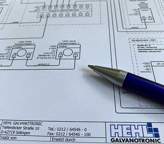 Hehl Galvanotronic schematic